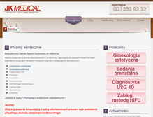 Tablet Screenshot of jkmedical.pl